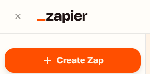 Create a Zap in Zappier