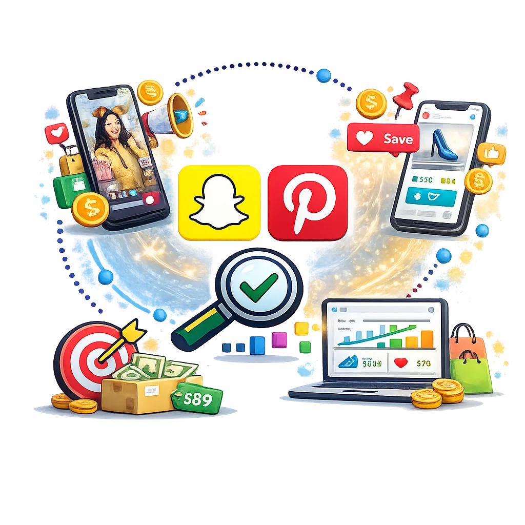 Snapchat and Pinterest Conversion Tracking