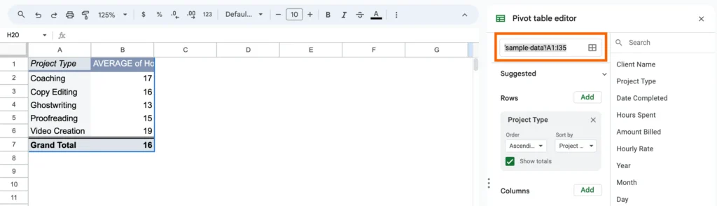 How to Refresh and Update a Pivot Table