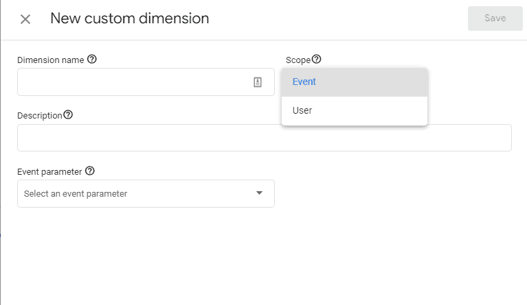 Set Up Custom Dimensions