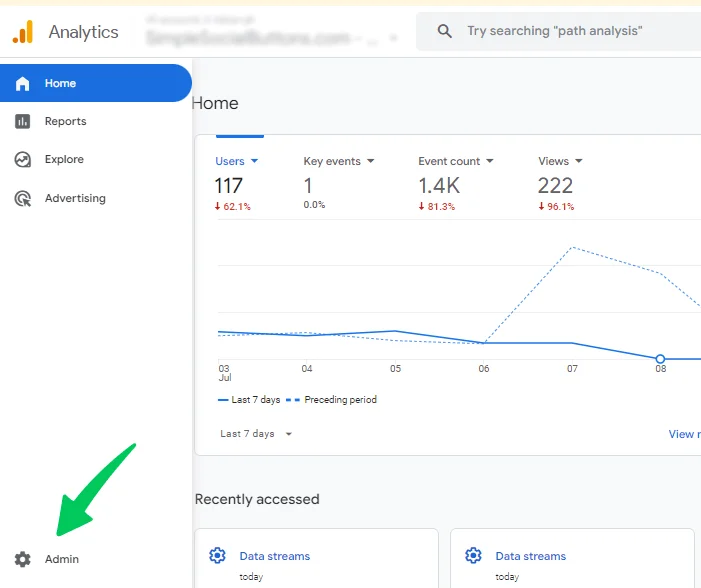  Go to Admin Settings
