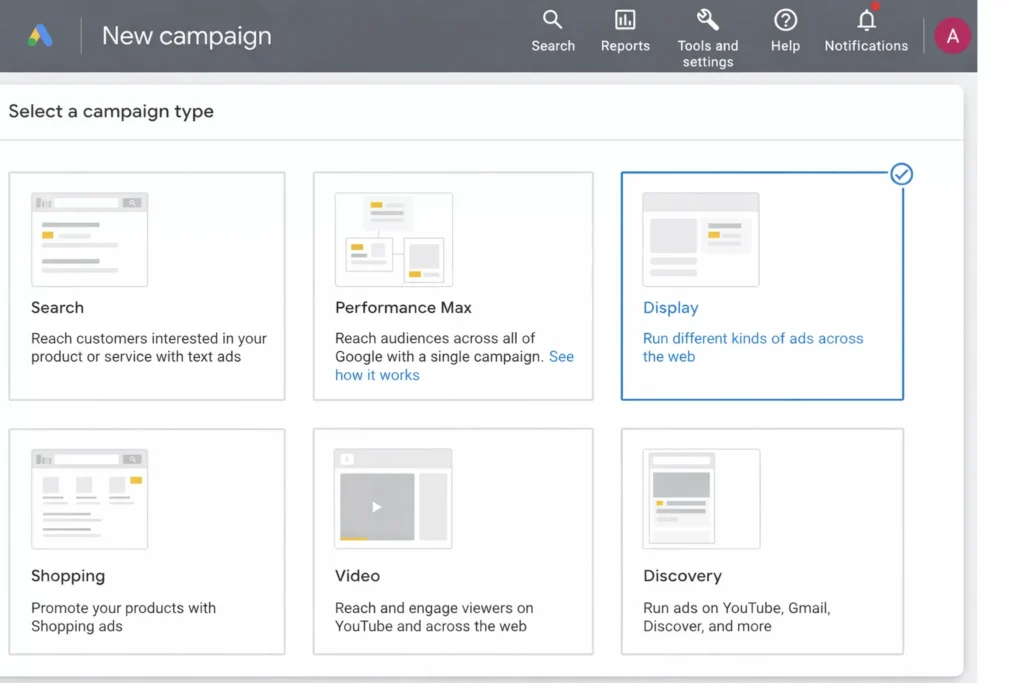 Select Your Campaign Objective