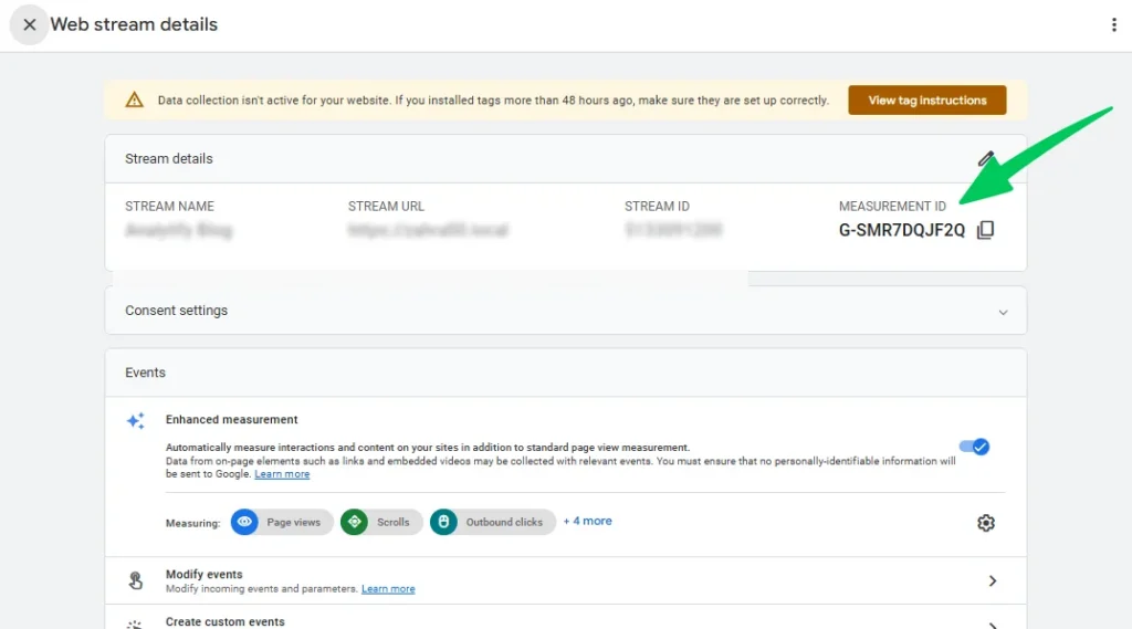 Find Your Measurement ID