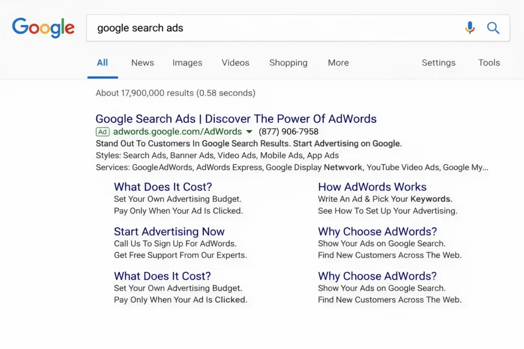 What Is a Google Ads Search Campaign